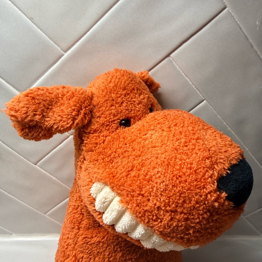 Jellycat Toothy Mutt Dog 15 inches - Picture 4 of 8